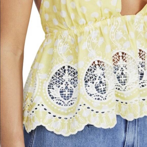 FREE PEOPLE Lunch Date Halter Top. Large. - Picture 4 of 6